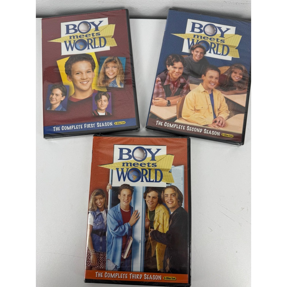 Boy Meets World Complete Seasons 1-3 DVD Set 90s TV Series‎ New Sealed Bundle